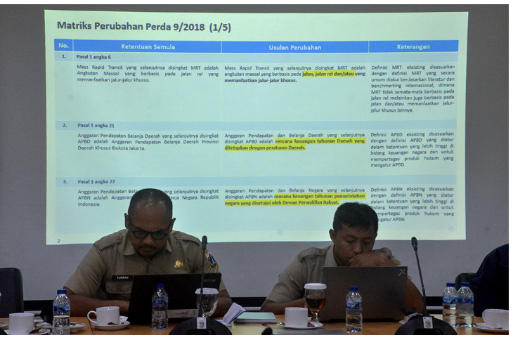 Ketua Badan Pembentukan Peraturan Daerah (Bapemperda) DPRD DKI Jakarta Abdul Aziz menegaskan, pentingnya terobosan agar dewan bisa menghadirkan peraturan daerah (Perda) inisiatif. Selama dua periode terakhir, belum ada satu pun Perda inisiatif yang lahir dari DPRD. Aziz menilai, situasi itu perlu segera dibenahi. Banyak aspirasi masyarakat yang ditemui anggota DPRD di lapangan, sebenarnya relevan untuk diatur melalui Perda. Namun, dalam praktiknya, usulan tersebut sering diformalkan oleh pihak eksekutif. Ketua Bapemperda DPRD DKI Jakarta Abdul Aziz. (dok.DDJP) “Banyak usulan fraksi, lebih dari 20 rancangan Perda, tapi biasanya masuk sebagai usulan dari dinas yang relevan. Padahal sejatinya berasal dari dewan,” terang Aziz saat ditemui di Gedung DPRD DKI Jakarta, beberapa waktu lalu. Ia menekankan, langkah terobosan diperlukan agar DPRD dapat mengajukan Perda inisiatif secara langsung. Dengan begitu, suara masyarakat yang diserap para wakil rakyat tidak hanya berhenti pada catatan aspirasi. Melainkan perwujudan dalam regulasi. “Ke depan harus ada mekanisme yang memungkinkan DPRD lebih berperan. Setiap hari anggota turun ke lapangan, banyak mendengar keluhan warga yang seharusnya diatur lewat Perda,” pungkas Aziz. (all/df)