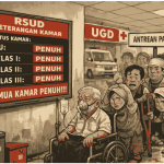 Sistem antrean di RSUD Kebon Bawang Jakarta Utara dalam sorotan Anggota Komisi E DPRD DKI Jakarta Imamuddin. Pasalnya, terdapat ketidaksesuaian dengan kondisi di riil. Sistem monitor antrean kerap menunjukkan kondisi penuh. Sedangkan kenyataannya, masih terdapat ruang layanan belum terpakai. Imamuddin mengungkapkan, menerima laporan masyarakat terkait hal itu. Tampilan sistem monitor antrean di RSUD Kebon Bawang sering kali menunjukkan kondisi terisi penuh. Anggota Komisi E DPRD DKI Jakarta Imamuddin. (dok.DDJP) Ketika pengecekan langsung ke area pelayanan, masih terdapat ruang kosong. Semestinya bisa digunakan oleh pasien. “Setahu saya, RSUD tipe Delta memang sudah dilengkapi dengan sistem monitor yang baik,” ujar Imamuddin dalam rapat Komisi E DPRD DKI Jakarta, Selasa (20/1). Kondisi tersebut, lanjut dia, berpotensi menimbulkan kebingungan. Sekaligus ketidaknyamanan bagi masyarakat yang hendak mengakses layanan kesehatan. Ketidaksesuaian antara penampilan data sistem antrean dengan kondisi faktual dapat merugikan pasien. Menghambat pelayanan publik. “Ini laporan langsung yang saya terima dari masyarakat,” tegas Imamuddin. Dia menyatakan, perlu evaluasi menyeluruh terhadap manajemen dan sistem antrean di RSUD Kebon Bawang. Pelayanan kesehatan harus transparan, efektif, dan akuntabel. Karena itu, mamuddin mendorong Dinas Kesehatan bersama manajemen RSUD Kebon Bawang melakukan pembenahan. Informasi kepada masyarakat haus sesuai dengan kondisi pelayanan. “Terutama agar tidak terjadi kesalahan informasi yang justru merugikan warga,” tandas Imamuddin. (red)