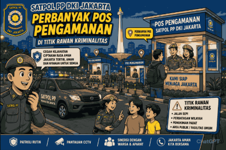 Perkuat Pos Pengamanan di Titik Rawan Kriminalitas